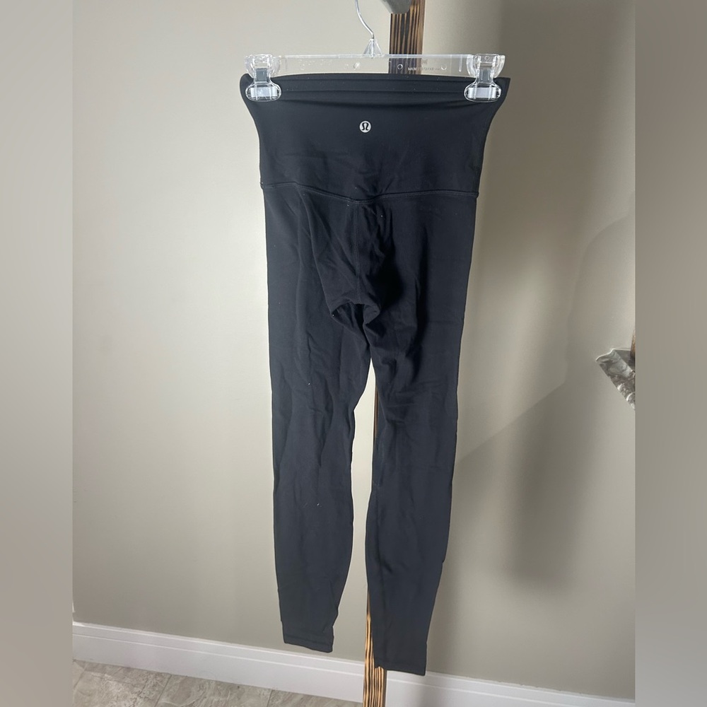 Lululemon Black High-Rise Leggings Size 4 - Picture 4 of 9